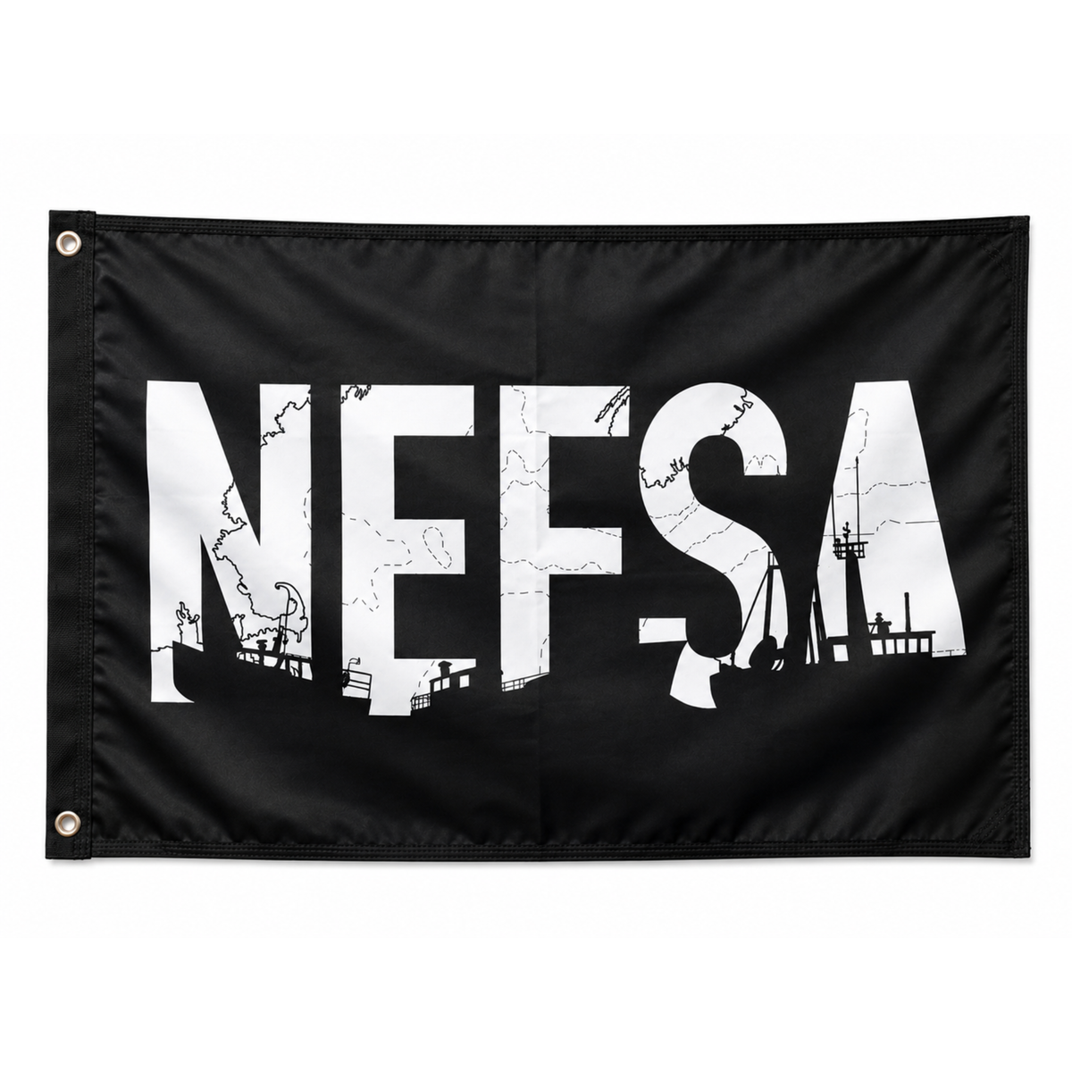 NEFSA Heavy-Duty 2X3 One Sided Flag