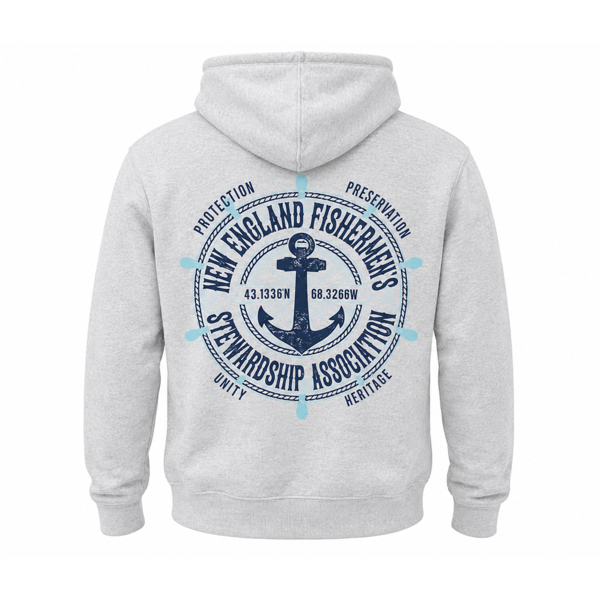 NEFSA Protect & Preserve Gray Heavy Hoodie